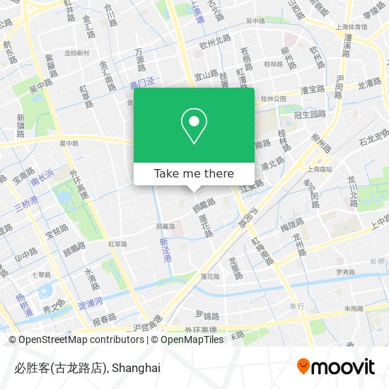 必胜客(古龙路店) map