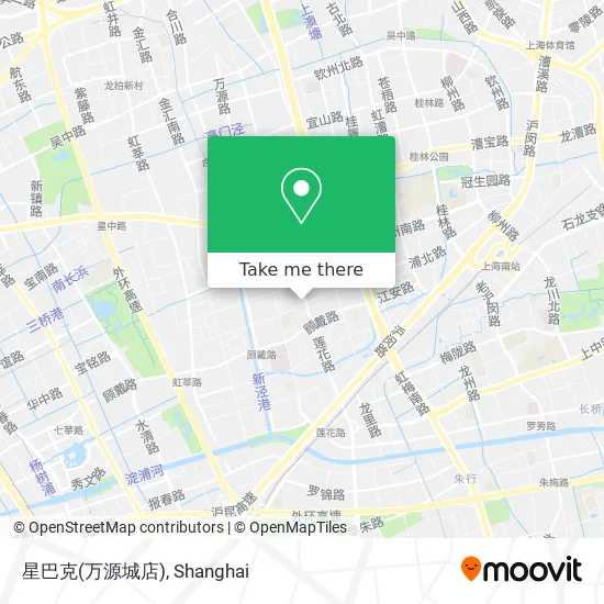 星巴克(万源城店) map