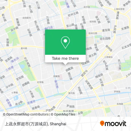 上蔬永辉超市(万源城店) map