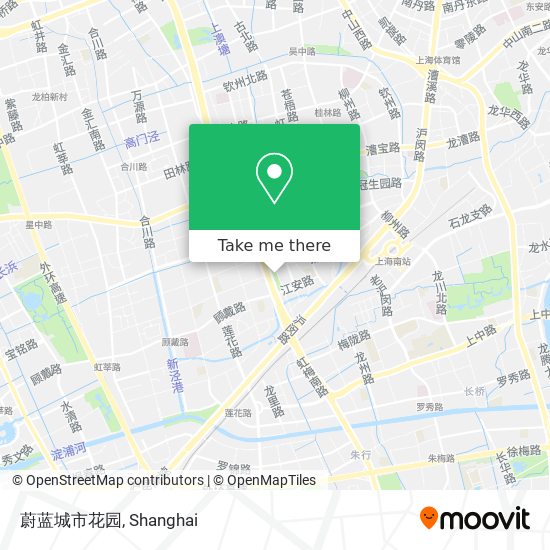 蔚蓝城市花园 map