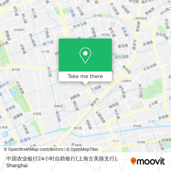中国农业银行24小时自助银行(上海古美路支行) map