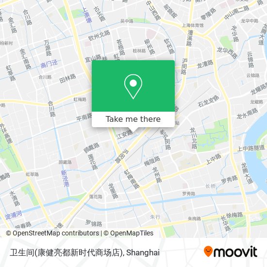 卫生间(康健亮都新时代商场店) map