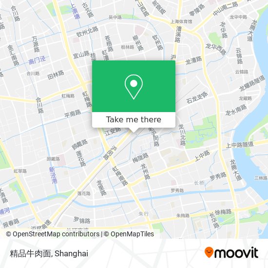 精品牛肉面 map
