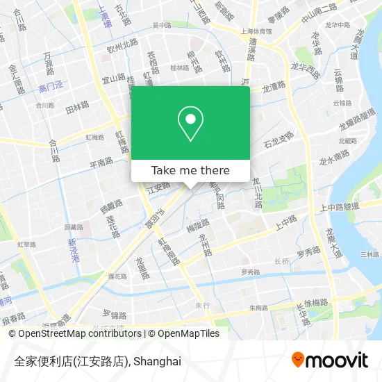 全家便利店(江安路店) map