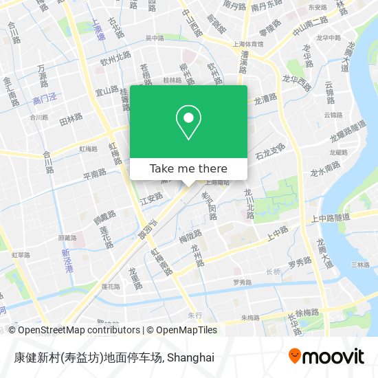 康健新村(寿益坊)地面停车场 map