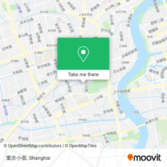 重庆小面 map
