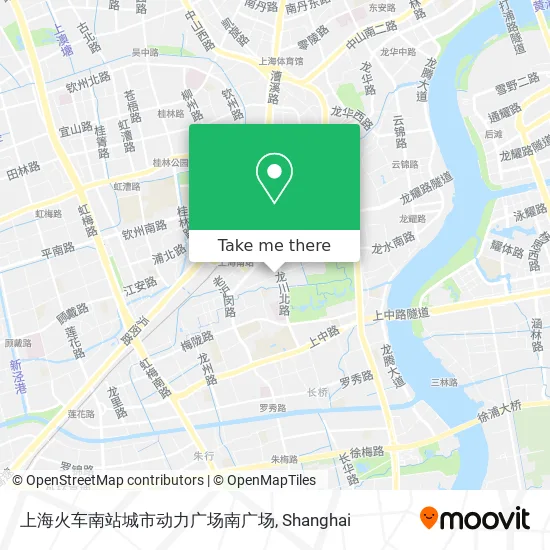 上海火车南站城市动力广场南广场 map