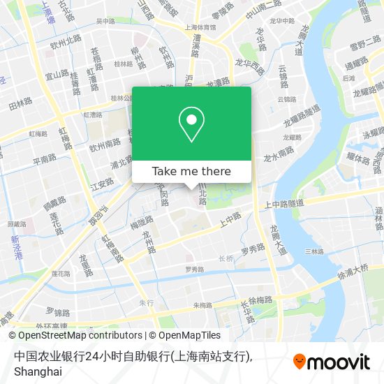 中国农业银行24小时自助银行(上海南站支行) map