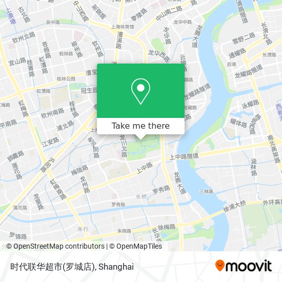 时代联华超市(罗城店) map