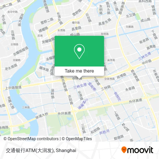 交通银行ATM(大润发) map
