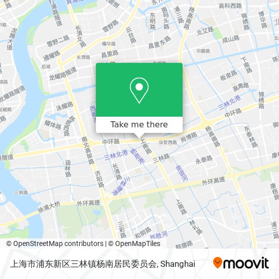 上海市浦东新区三林镇杨南居民委员会 map