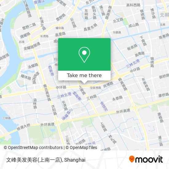 文峰美发美容(上南一店) map