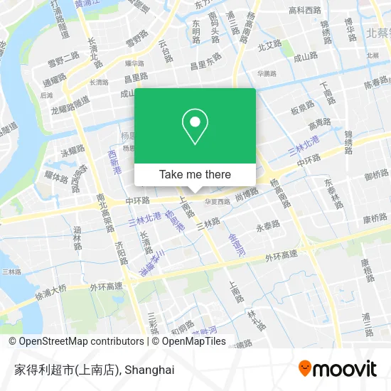 家得利超市(上南店) map