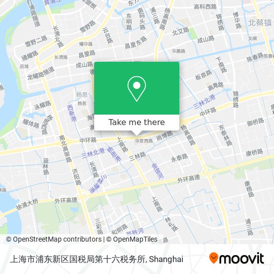 上海市浦东新区国税局第十六税务所 map