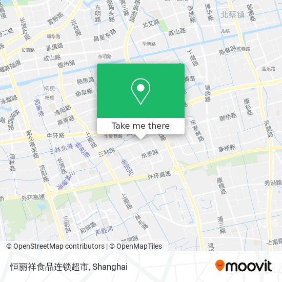 恒丽祥食品连锁超市 map