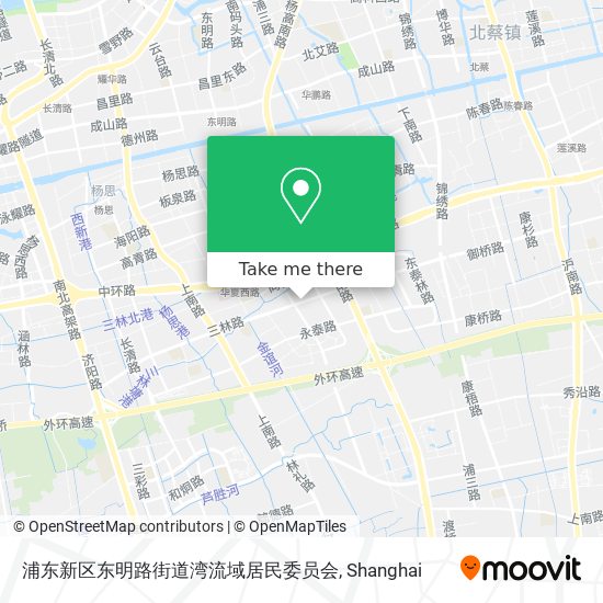 浦东新区东明路街道湾流域居民委员会 map