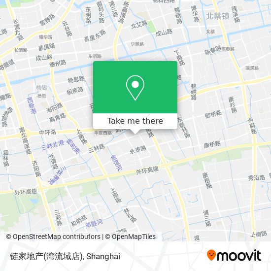 链家地产(湾流域店) map