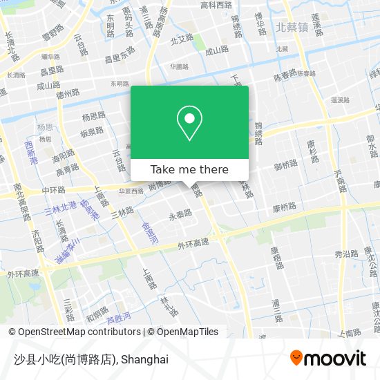 沙县小吃(尚博路店) map