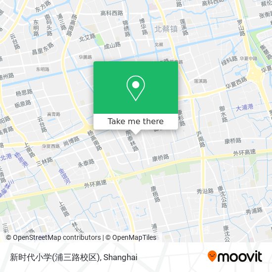 新时代小学(浦三路校区) map