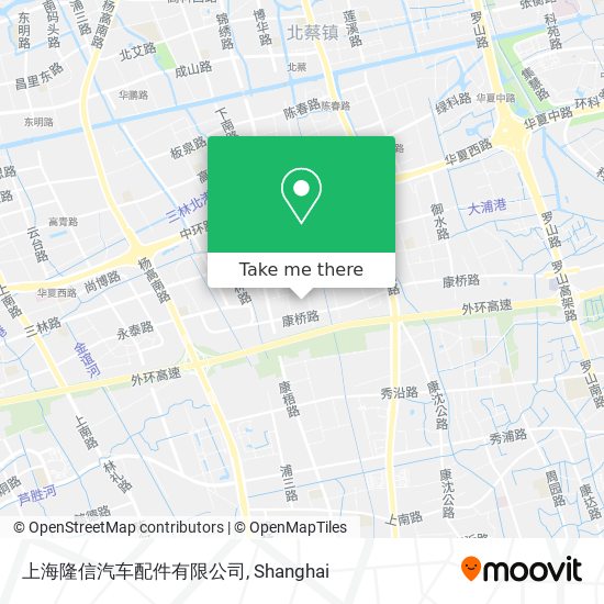 上海隆信汽车配件有限公司 map