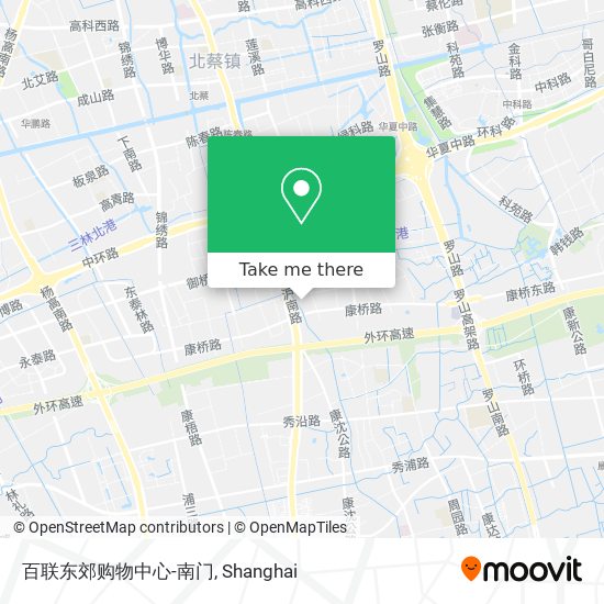 百联东郊购物中心-南门 map