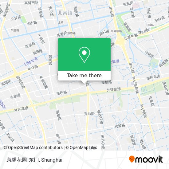 康馨花园-东门 map