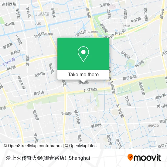 爱上火传奇火锅(御青路店) map