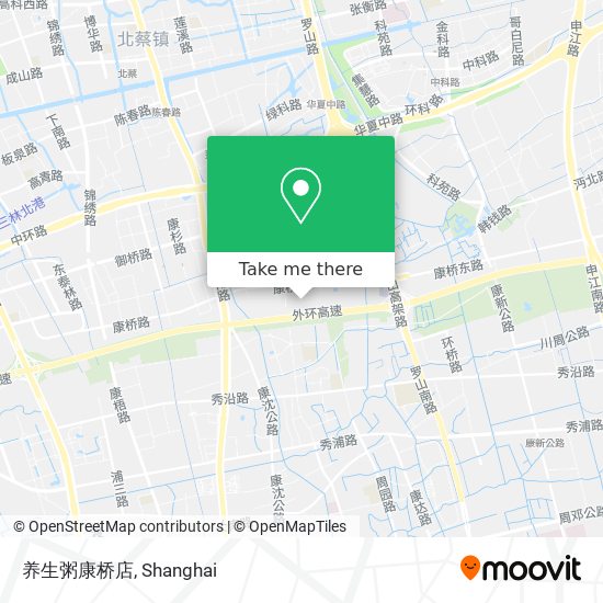 养生粥康桥店 map