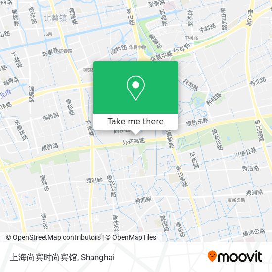 上海尚宾时尚宾馆 map