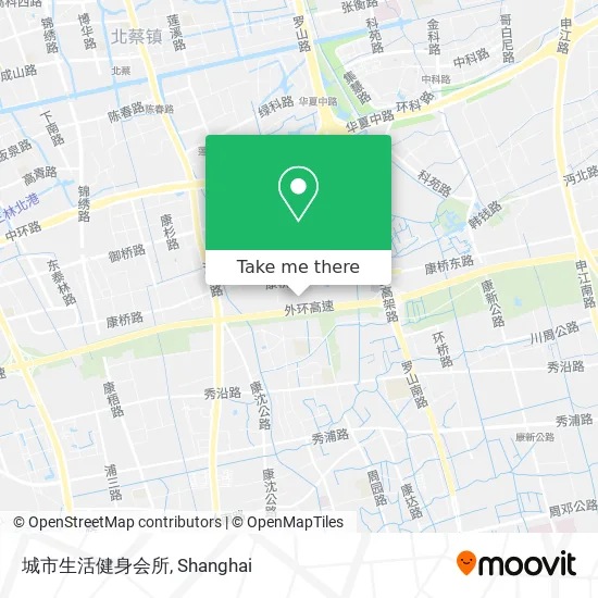 城市生活健身会所 map