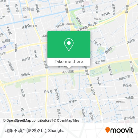 瑞阳不动产(康桥路店) map