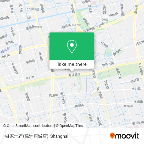 链家地产(绿洲康城店) map