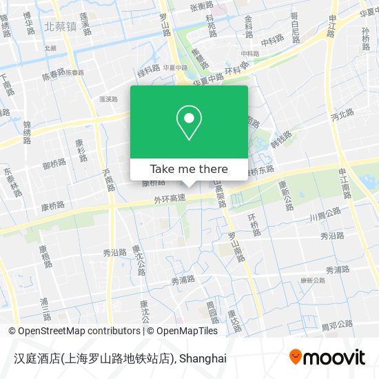 汉庭酒店(上海罗山路地铁站店) map