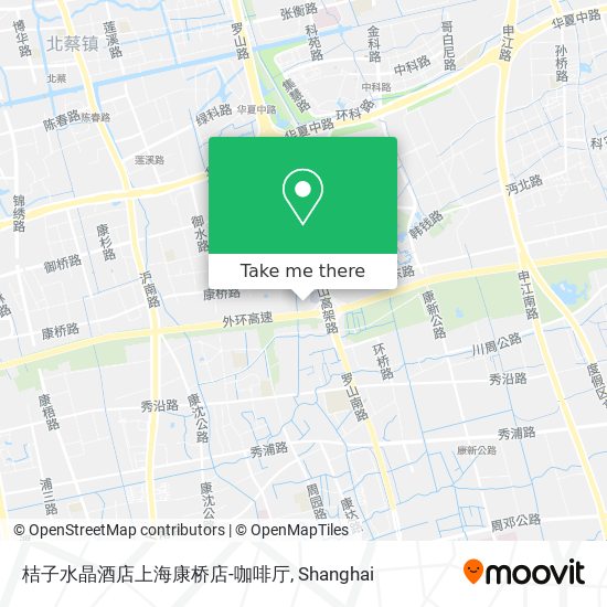 桔子水晶酒店上海康桥店-咖啡厅 map