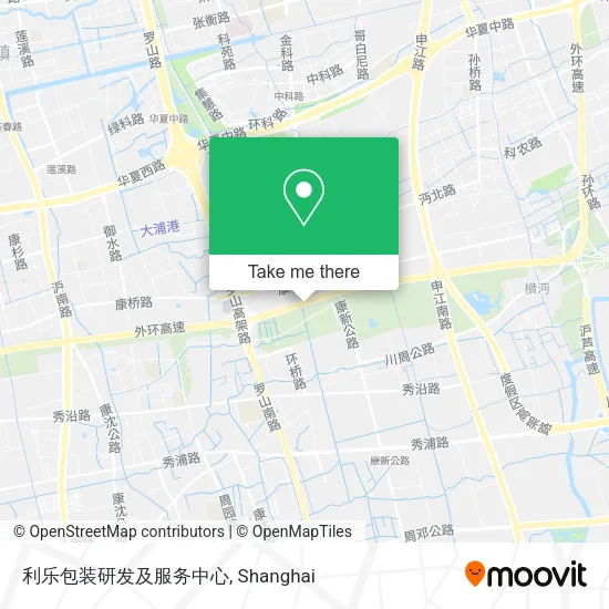 利乐包装研发及服务中心 map