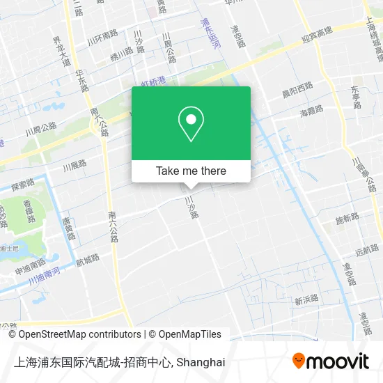 上海浦东国际汽配城-招商中心 map
