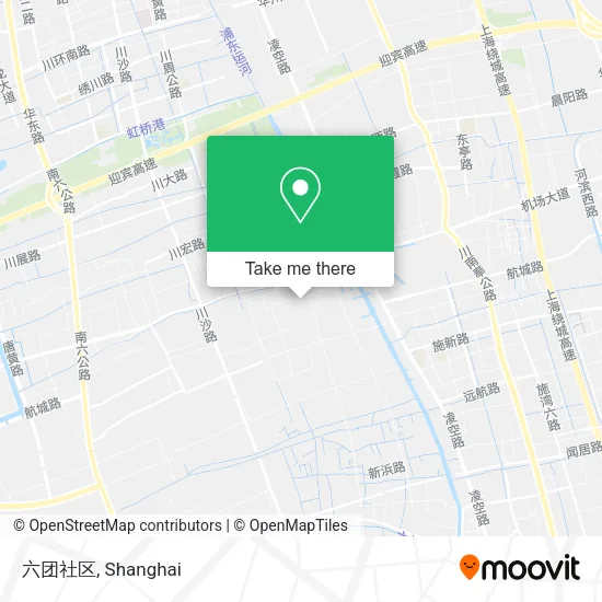 六团社区 map