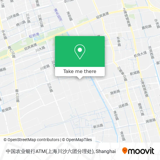 中国农业银行ATM(上海川沙六团分理处) map