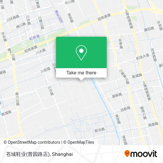 苍城鞋业(普园路店) map