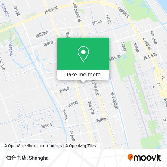 知音书店 map