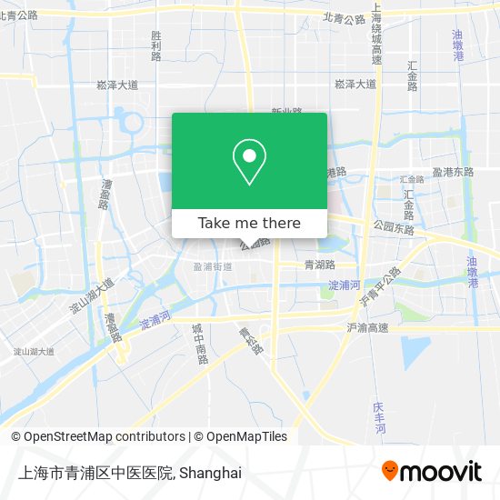 上海市青浦区中医医院 map