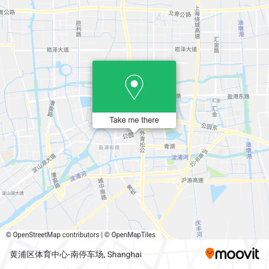 黄浦区体育中心-南停车场 map