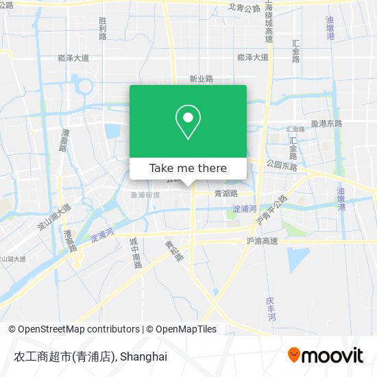 农工商超市(青浦店) map