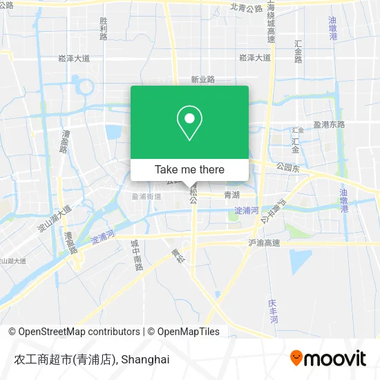 农工商超市(青浦店) map