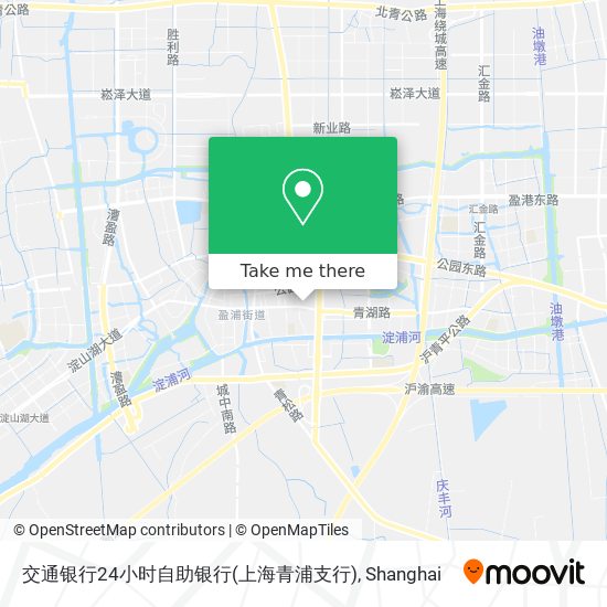 交通银行24小时自助银行(上海青浦支行) map