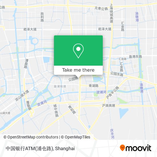 中国银行ATM(浦仓路) map