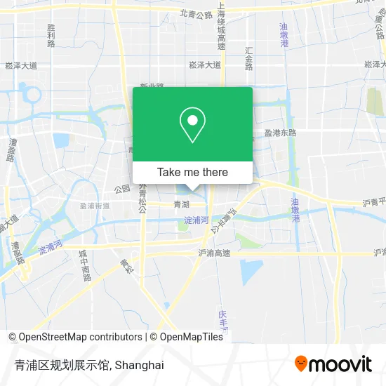 青浦区规划展示馆 map