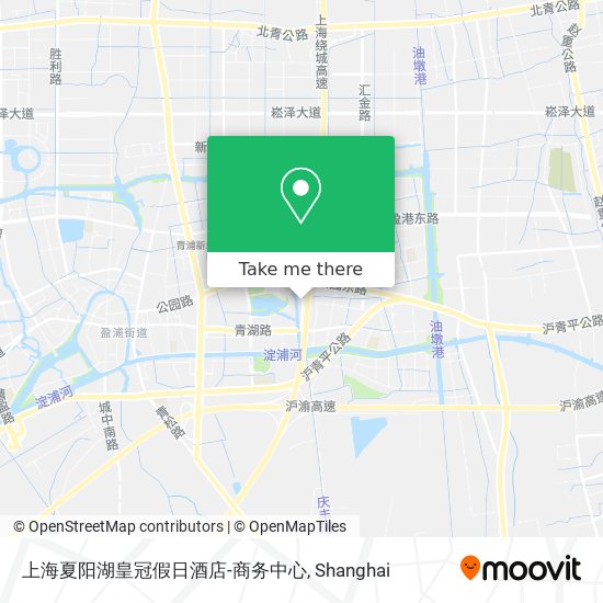 上海夏阳湖皇冠假日酒店-商务中心 map