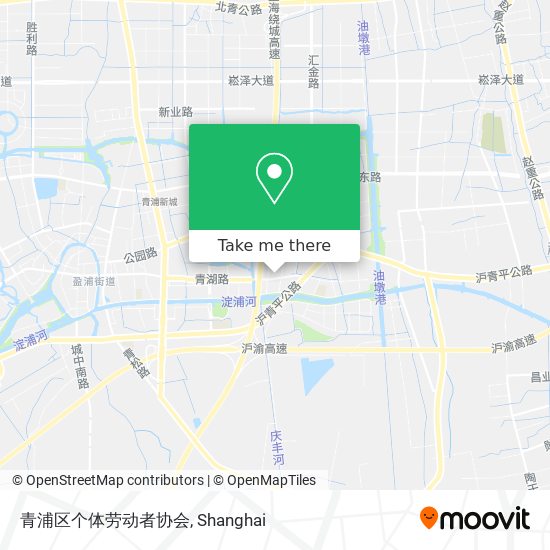 青浦区个体劳动者协会 map