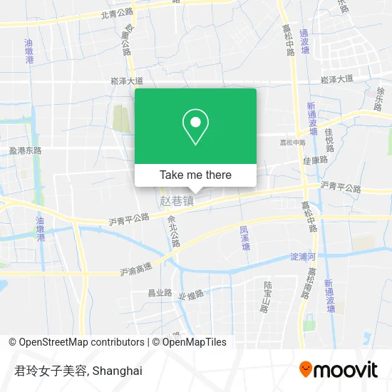 君玲女子美容 map